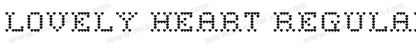 Lovely Heart Regular字体转换